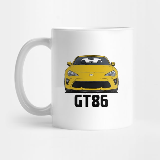 Toyota GT86/Subaru BRZ - Yellow by Woreth